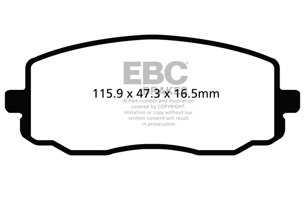 EBC Brakes Remblokset DP22050