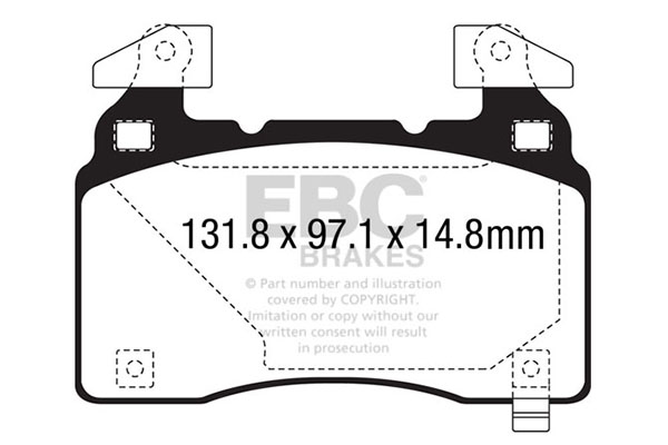 EBC Brakes Remblokset DP53028NDX