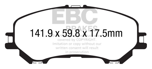 EBC Brakes Remblokset DP43032R