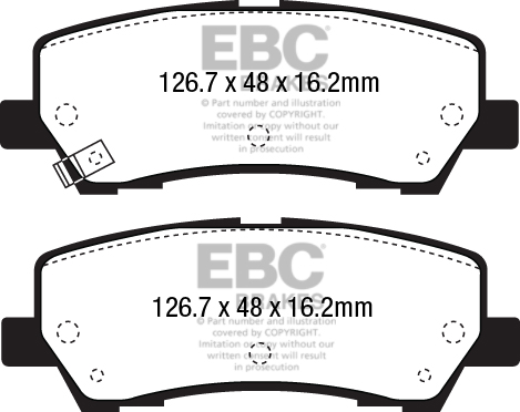 EBC Brakes Remblokset DP43043R
