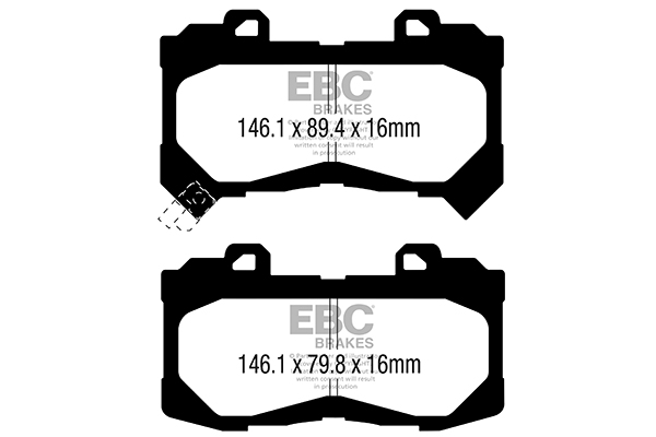 EBC Brakes Remblokkenset, schijfrem DP43044R