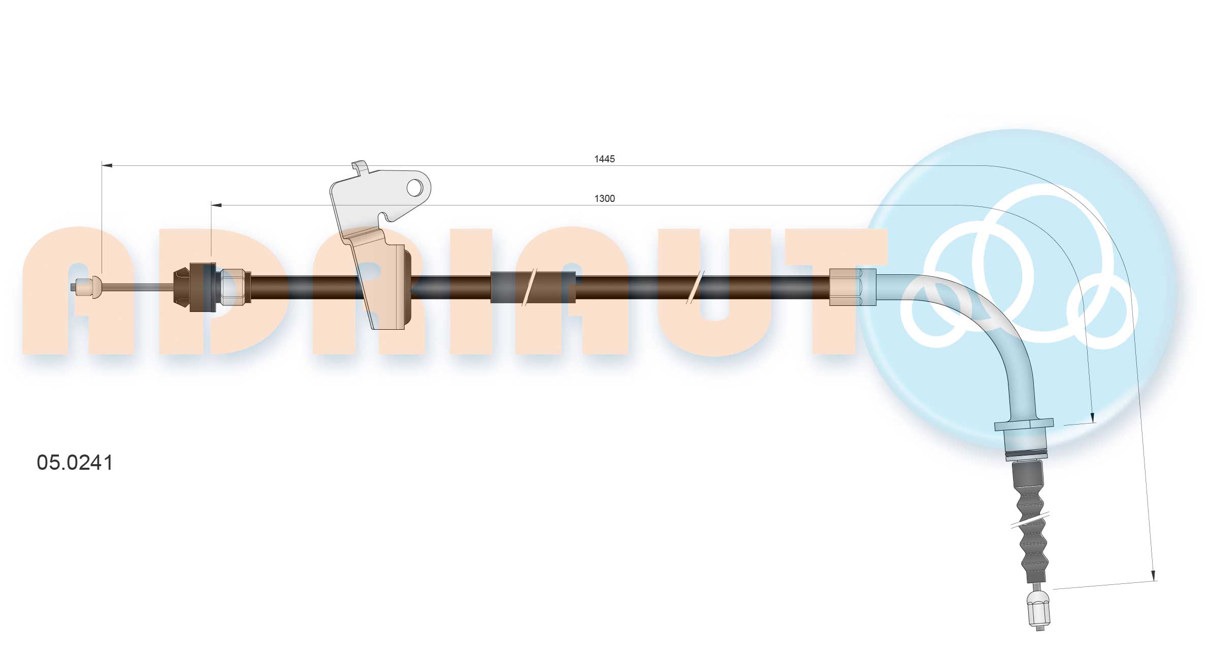 Adriauto Handremkabel 05.0241