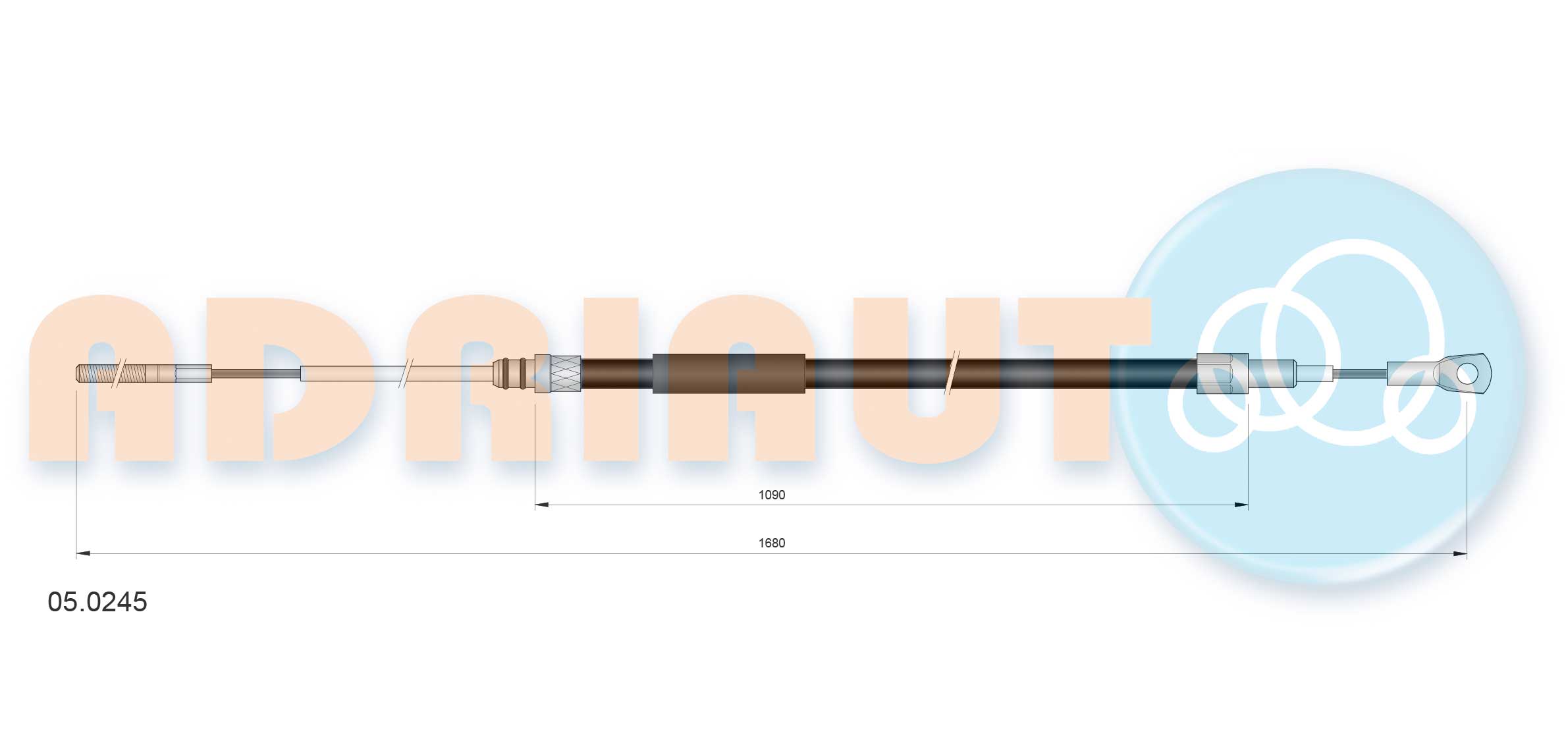 Adriauto Handremkabel 05.0245