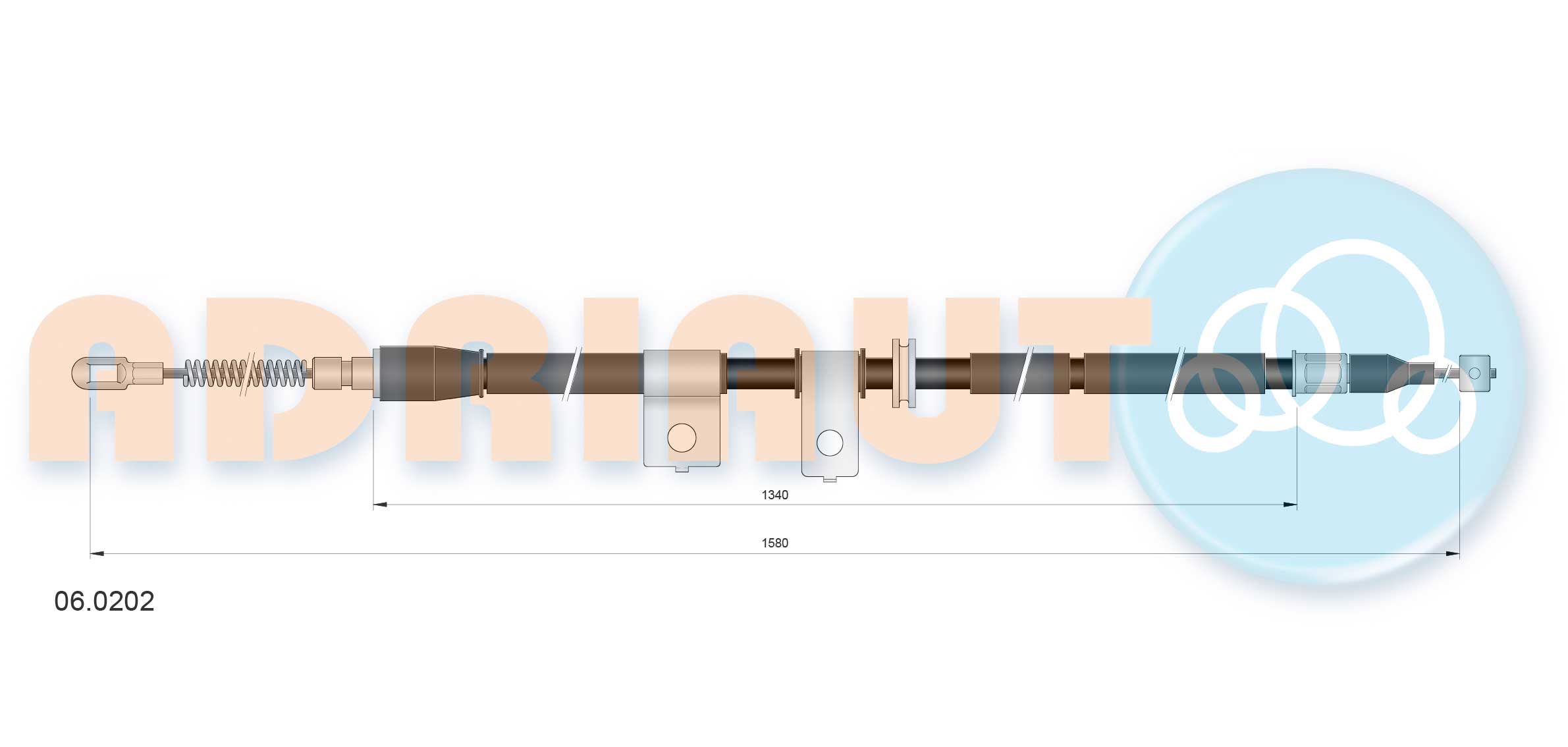 Adriauto Handremkabel 06.0202