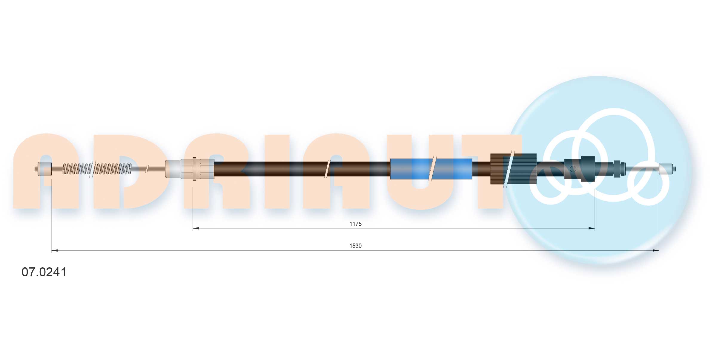 Adriauto Handremkabel 07.0241