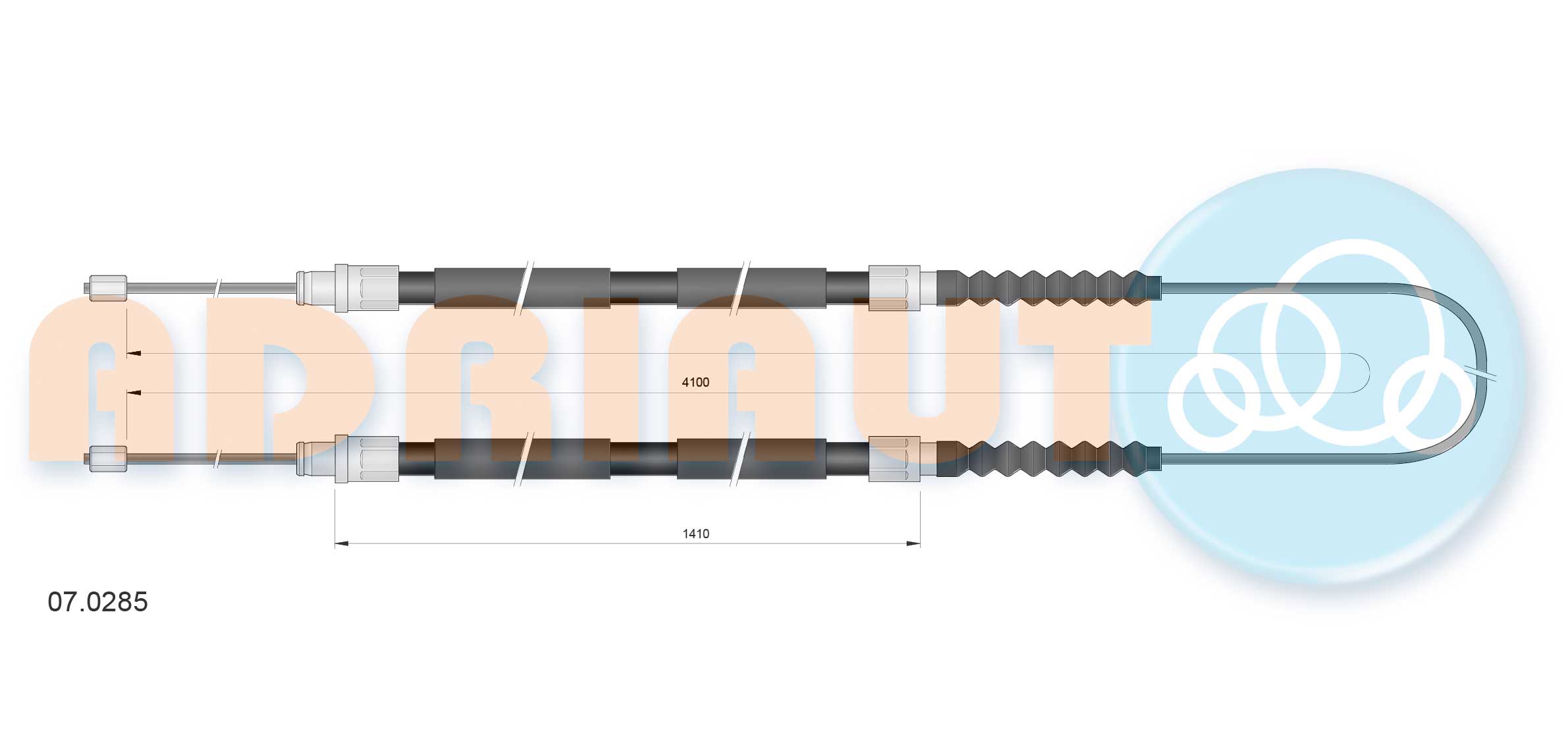Adriauto Handremkabel 07.0285