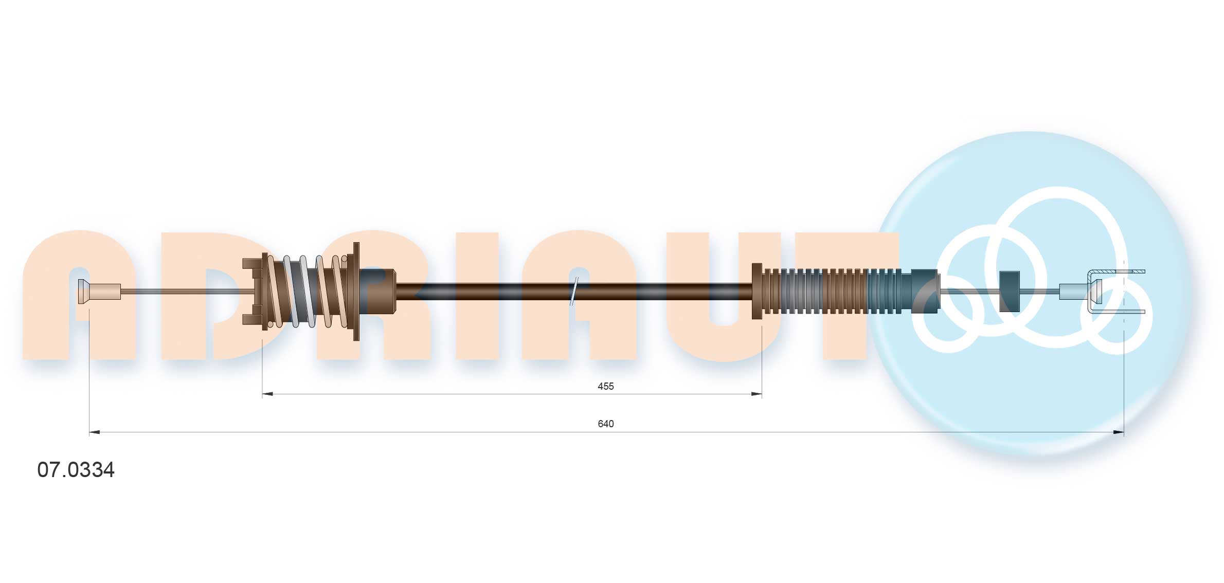 Adriauto Gaskabel 07.0334