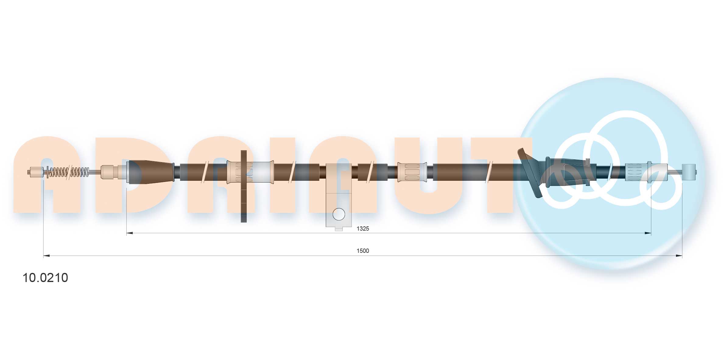 Adriauto Handremkabel 10.0210