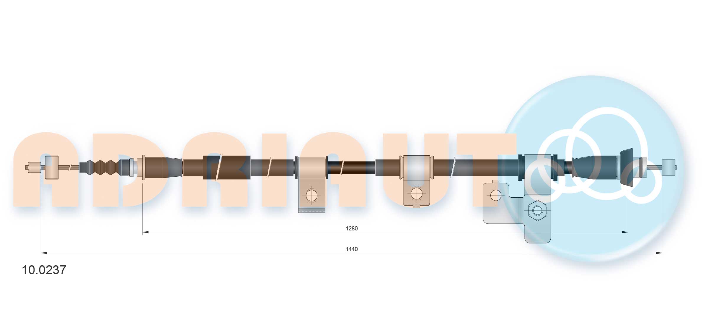 Adriauto Handremkabel 10.0237