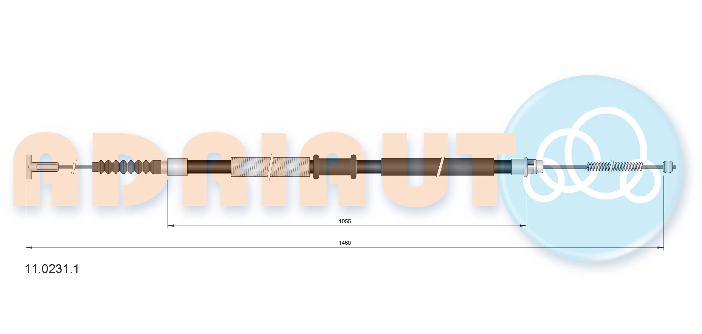 Adriauto Handremkabel 11.0231.1