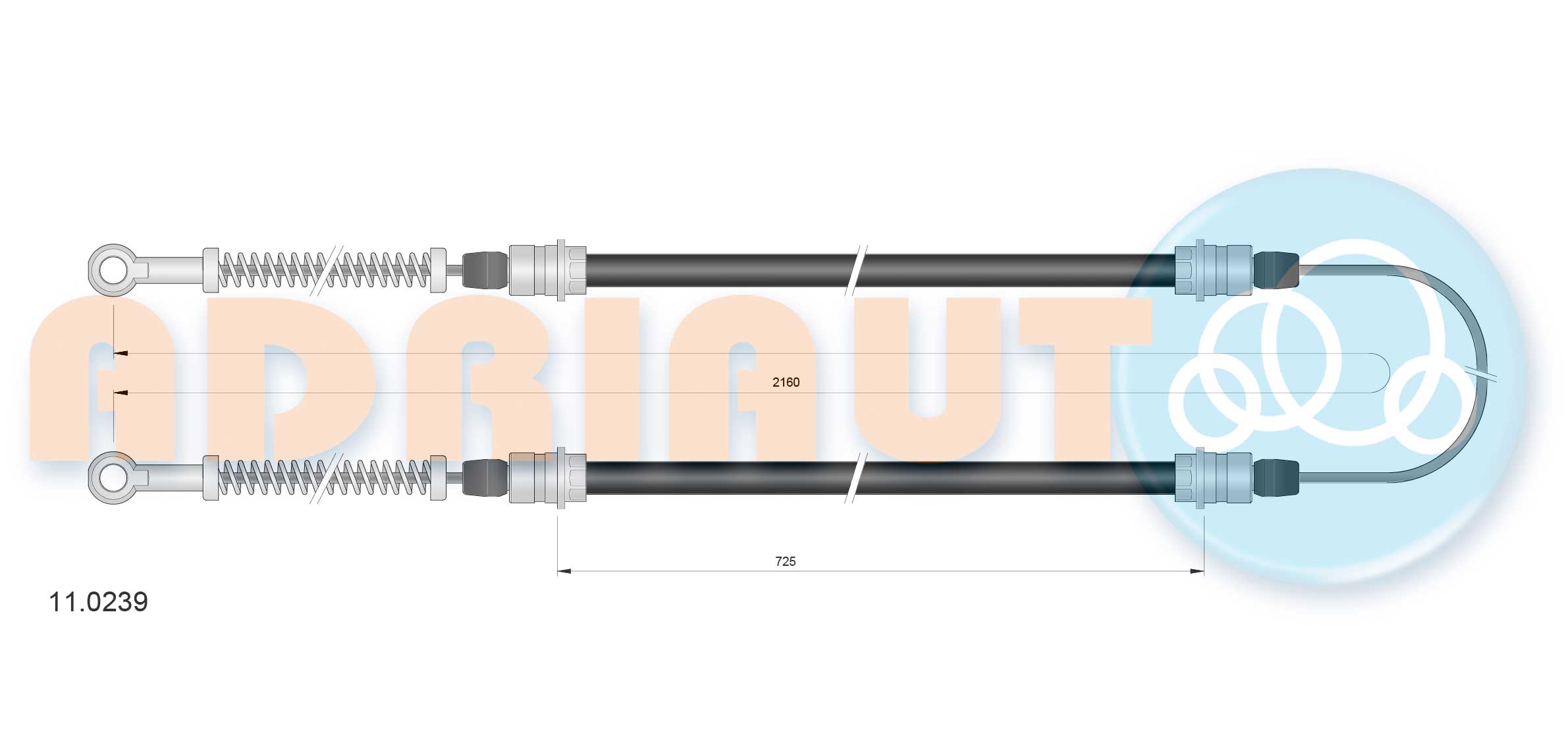 Adriauto Handremkabel 11.0239