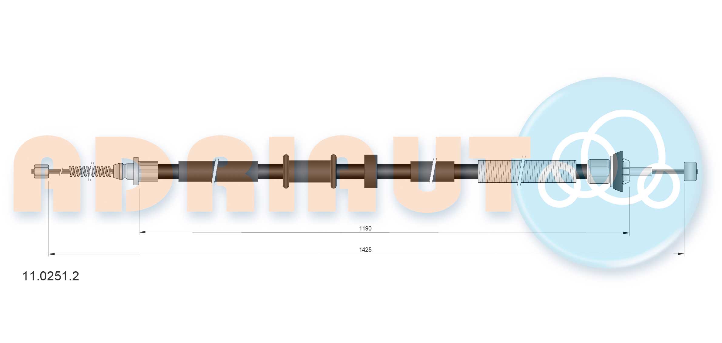Adriauto Handremkabel 11.0251.2