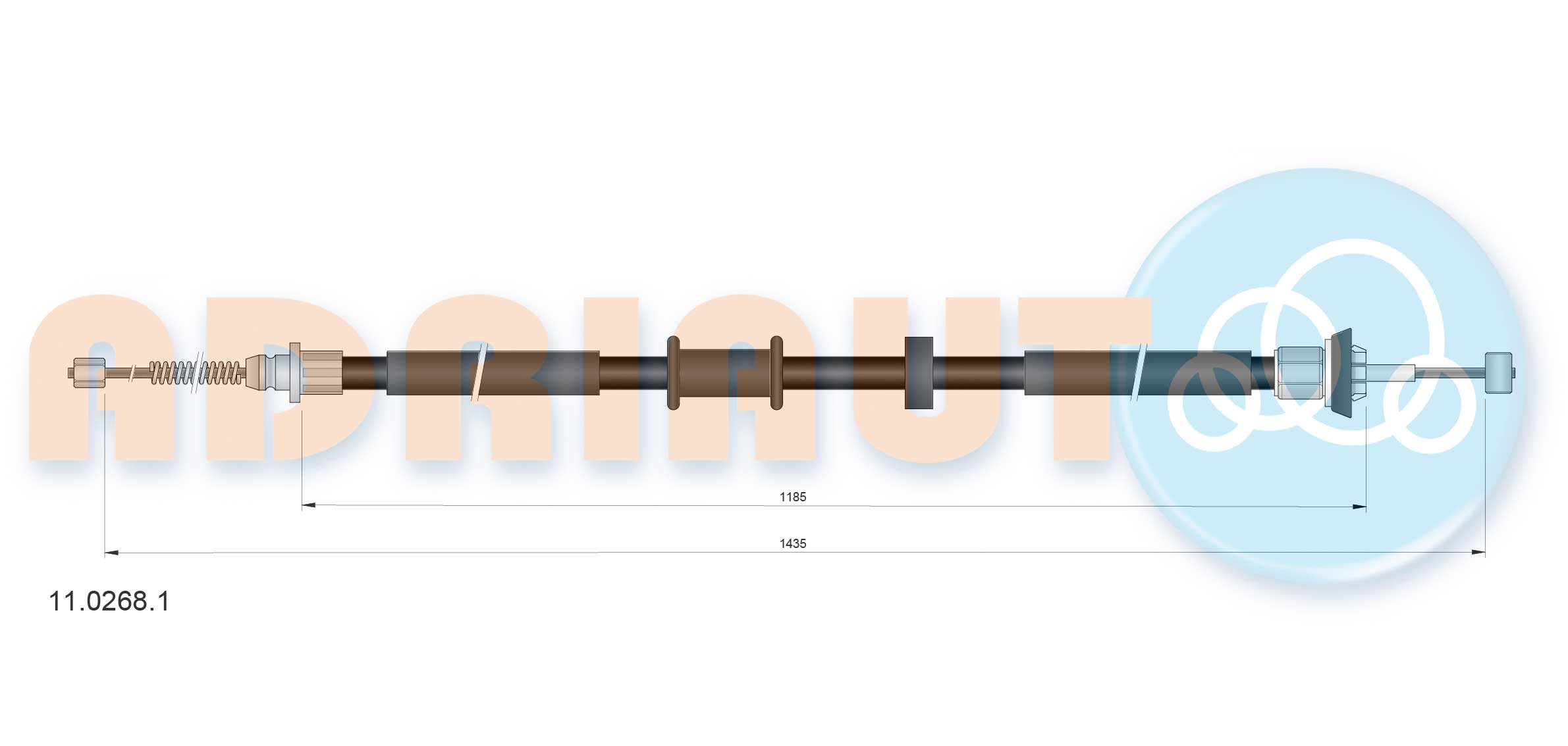 Adriauto Handremkabel 11.0268.1