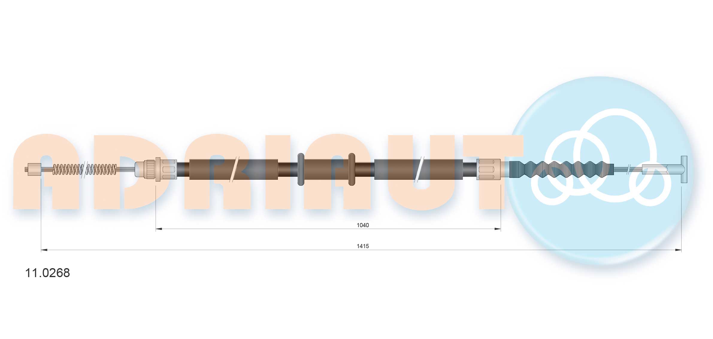 Adriauto Handremkabel 11.0268