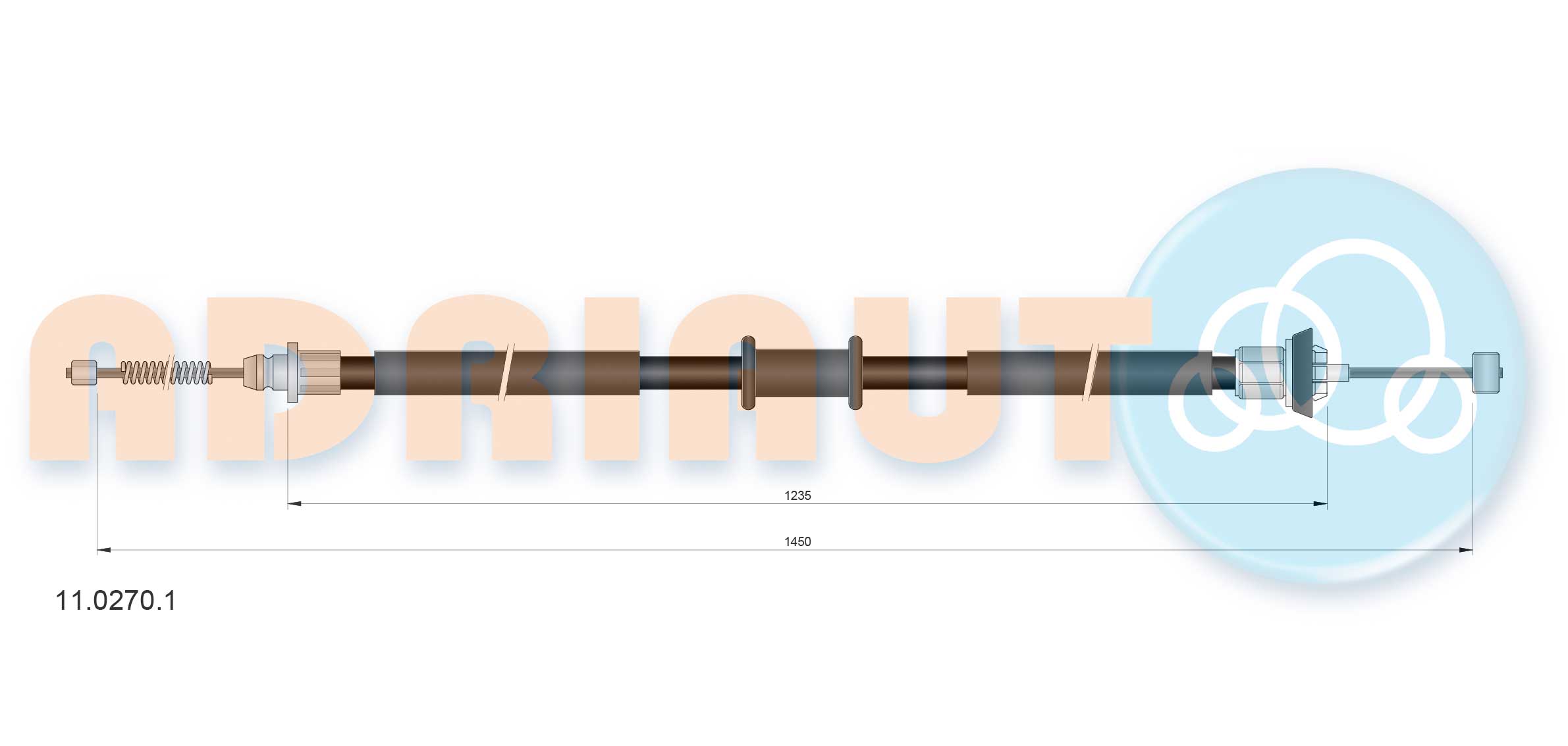 Adriauto Handremkabel 11.0270.1
