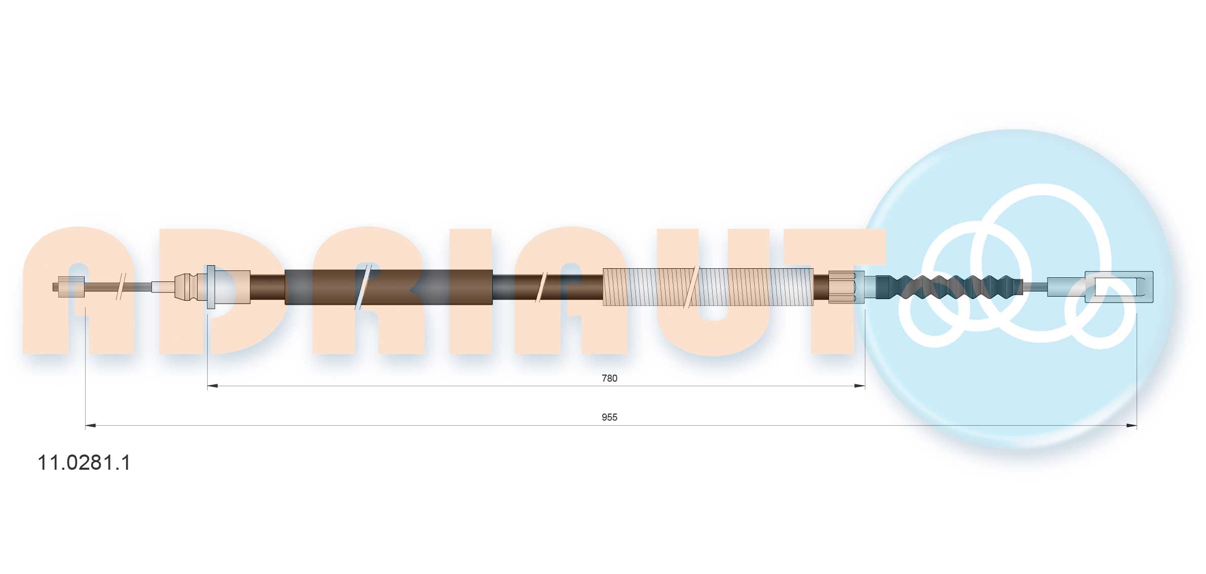 Adriauto Handremkabel 11.0281.1