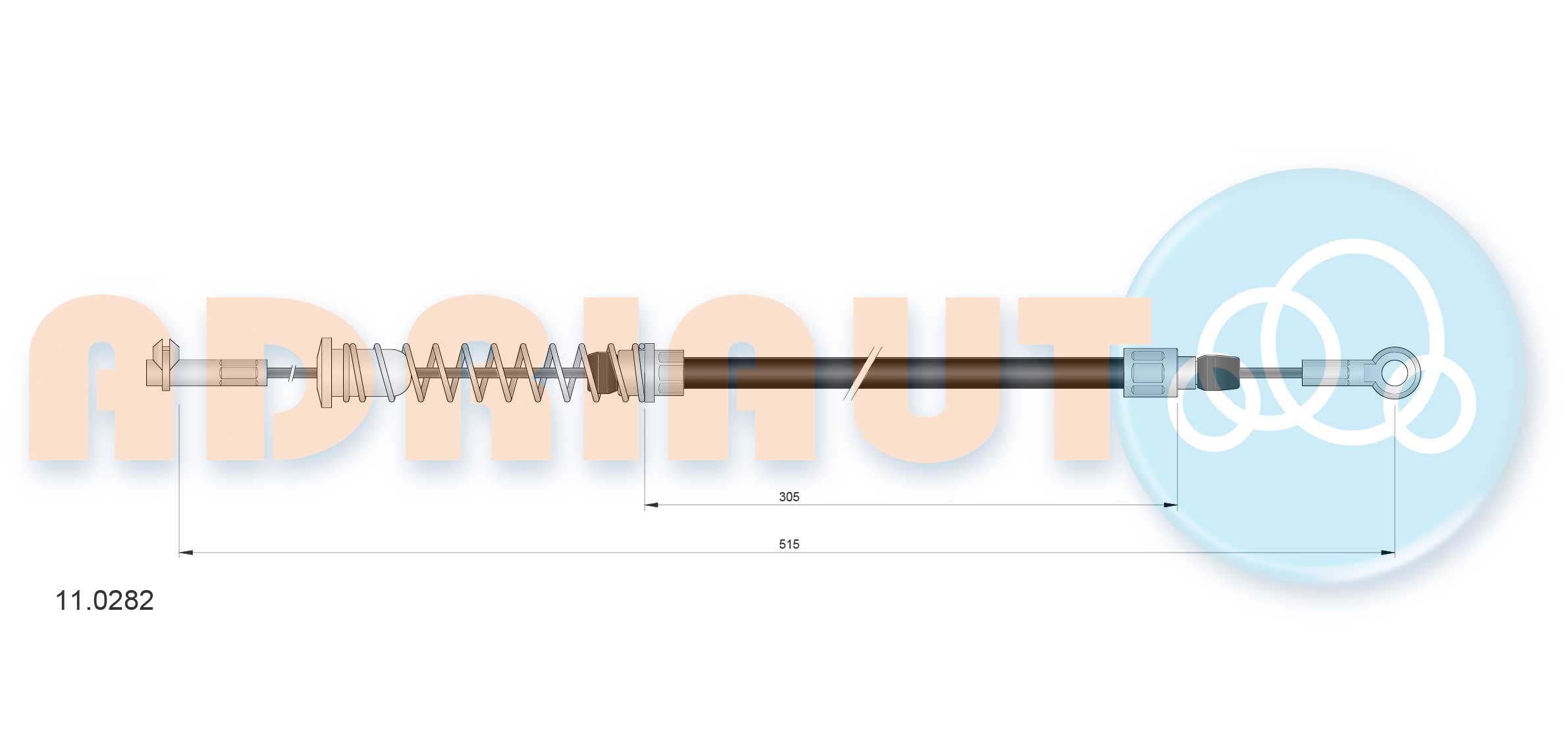 Adriauto Handremkabel 11.0282