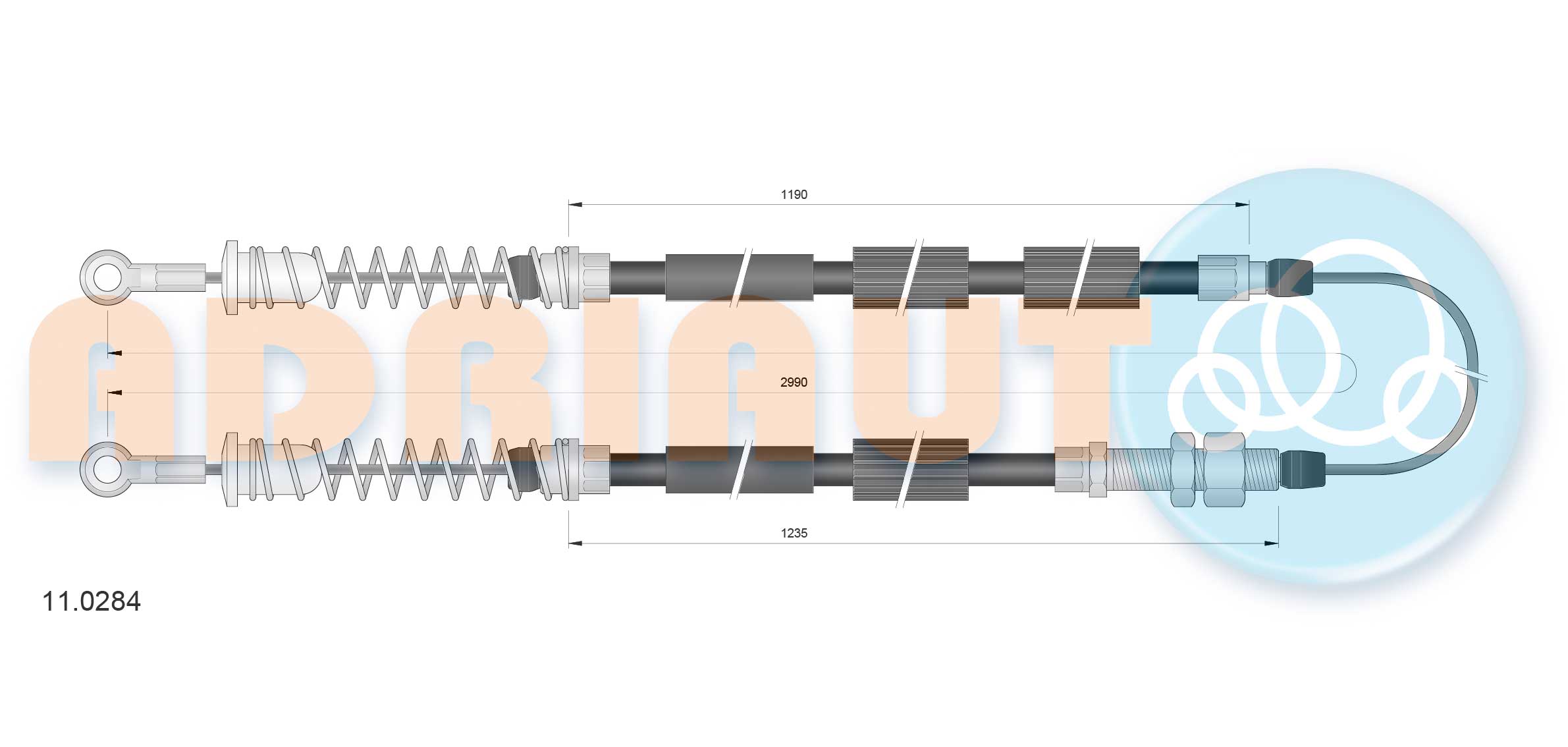 Adriauto Handremkabel 11.0284