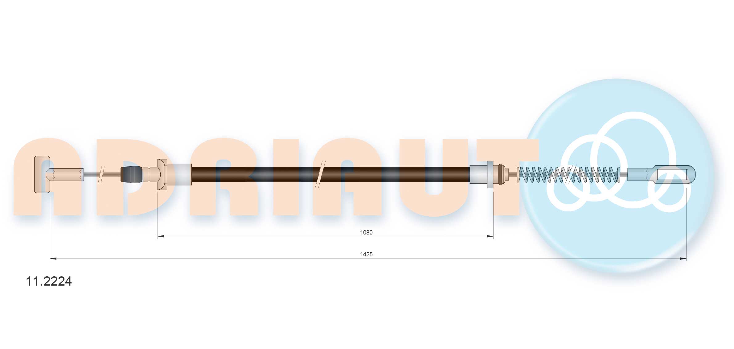 Adriauto Handremkabel 11.2224