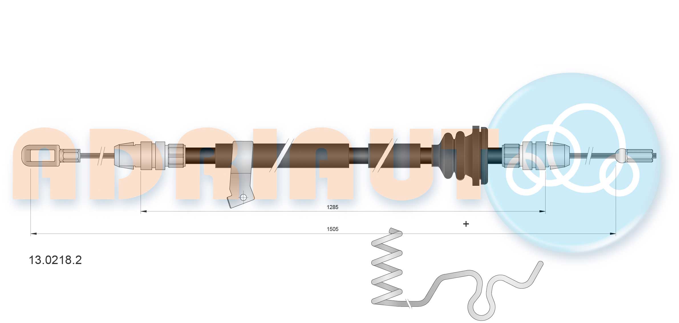 Adriauto Handremkabel 13.0218.2