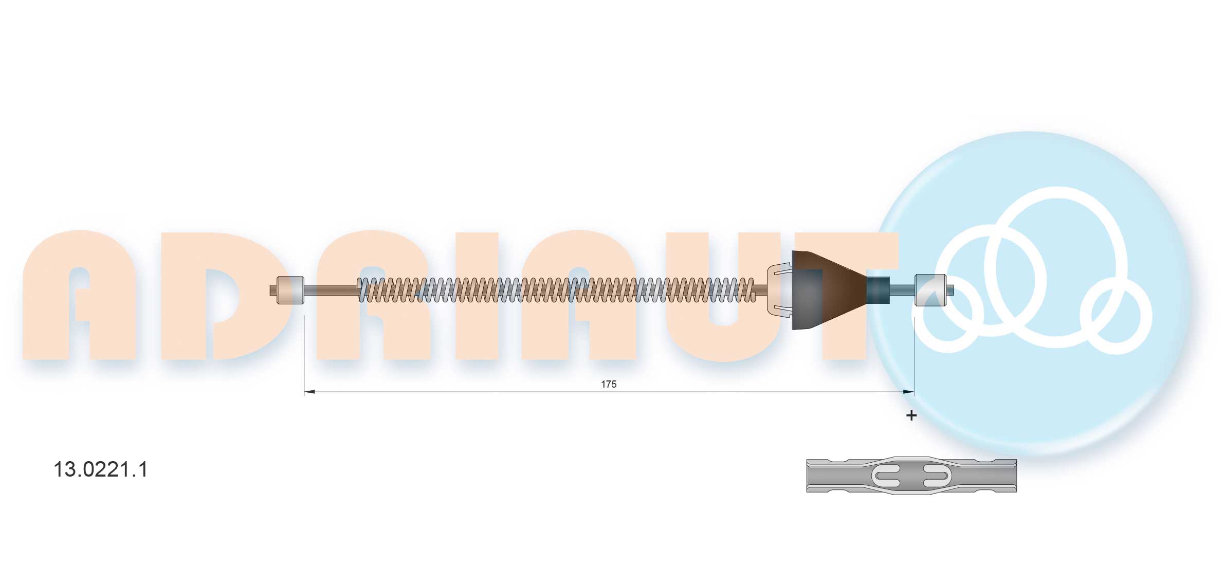 Adriauto Handremkabel 13.0221.1