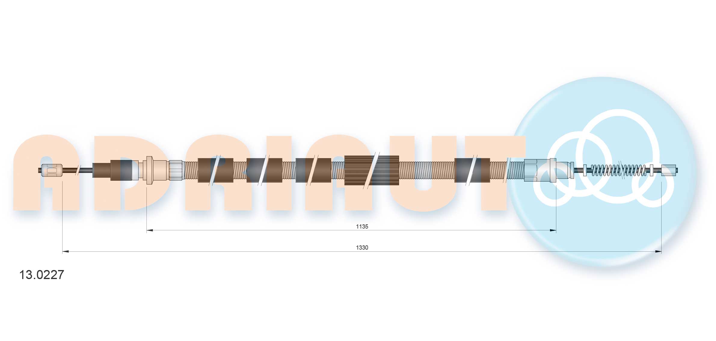 Adriauto Handremkabel 13.0227