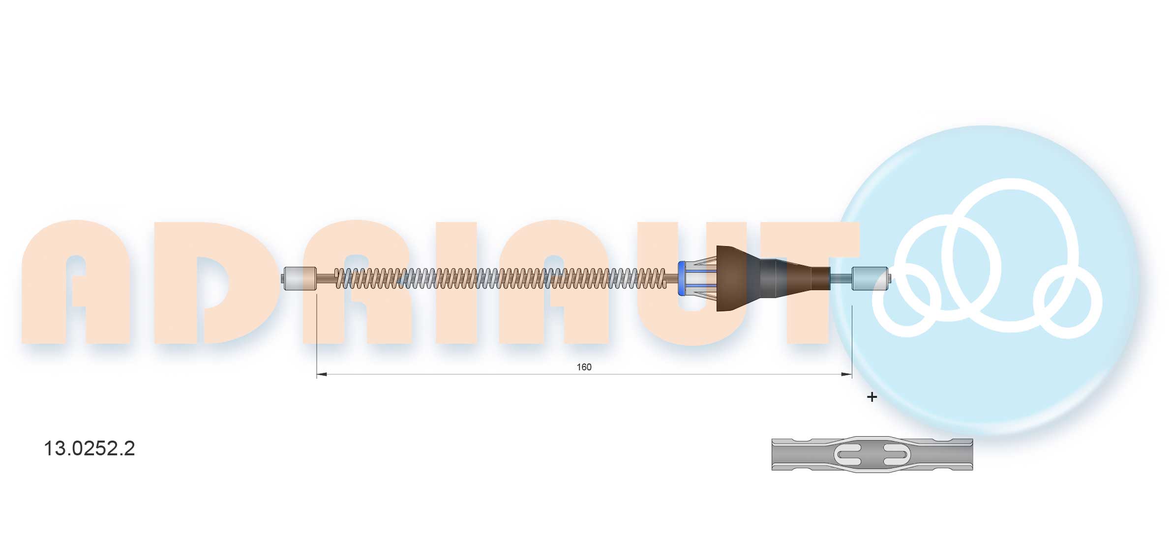 Adriauto Handremkabel 13.0252.2