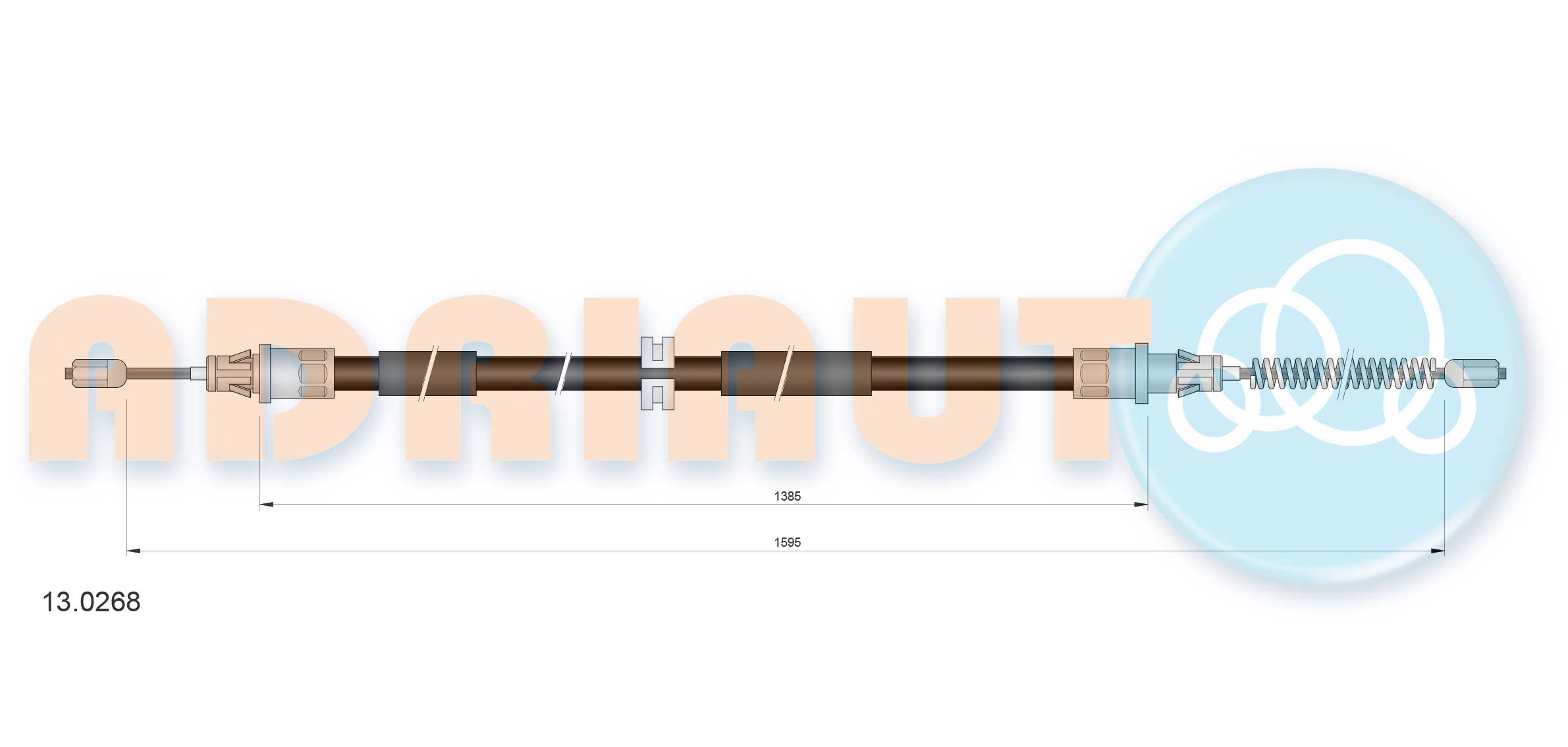 Adriauto Handremkabel 13.0268