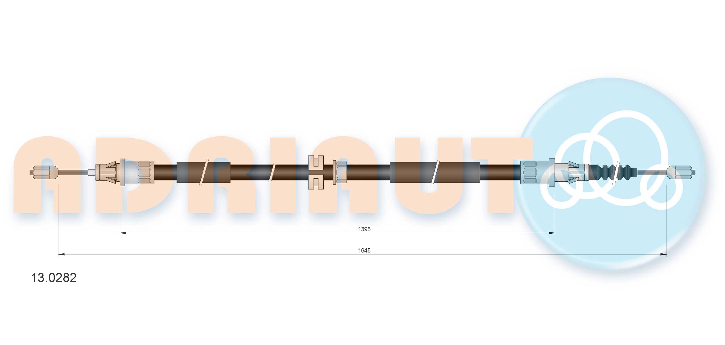 Adriauto Handremkabel 13.0282