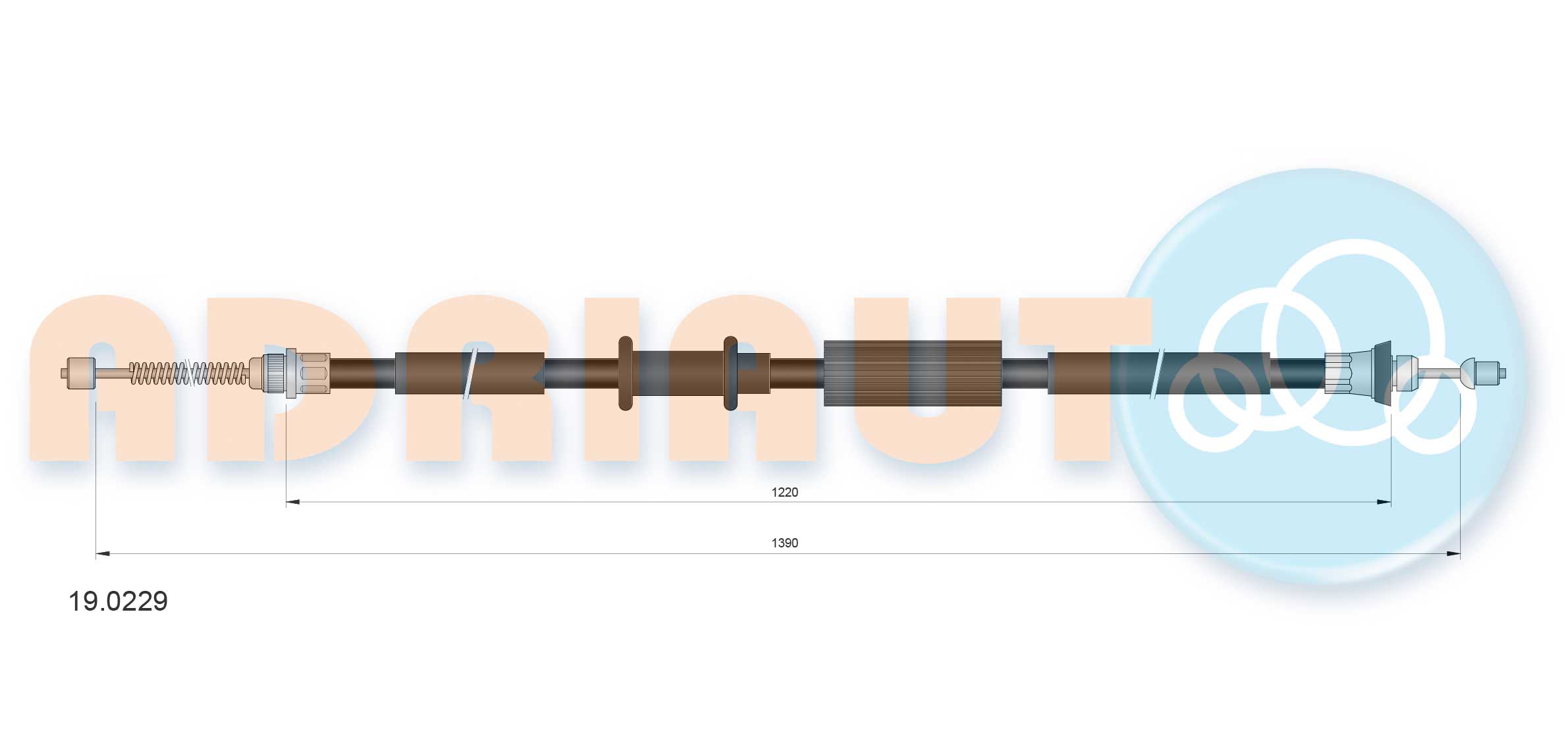 Adriauto Handremkabel 19.0229