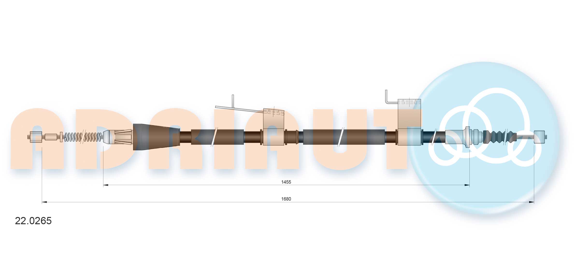 Adriauto Handremkabel 22.0265