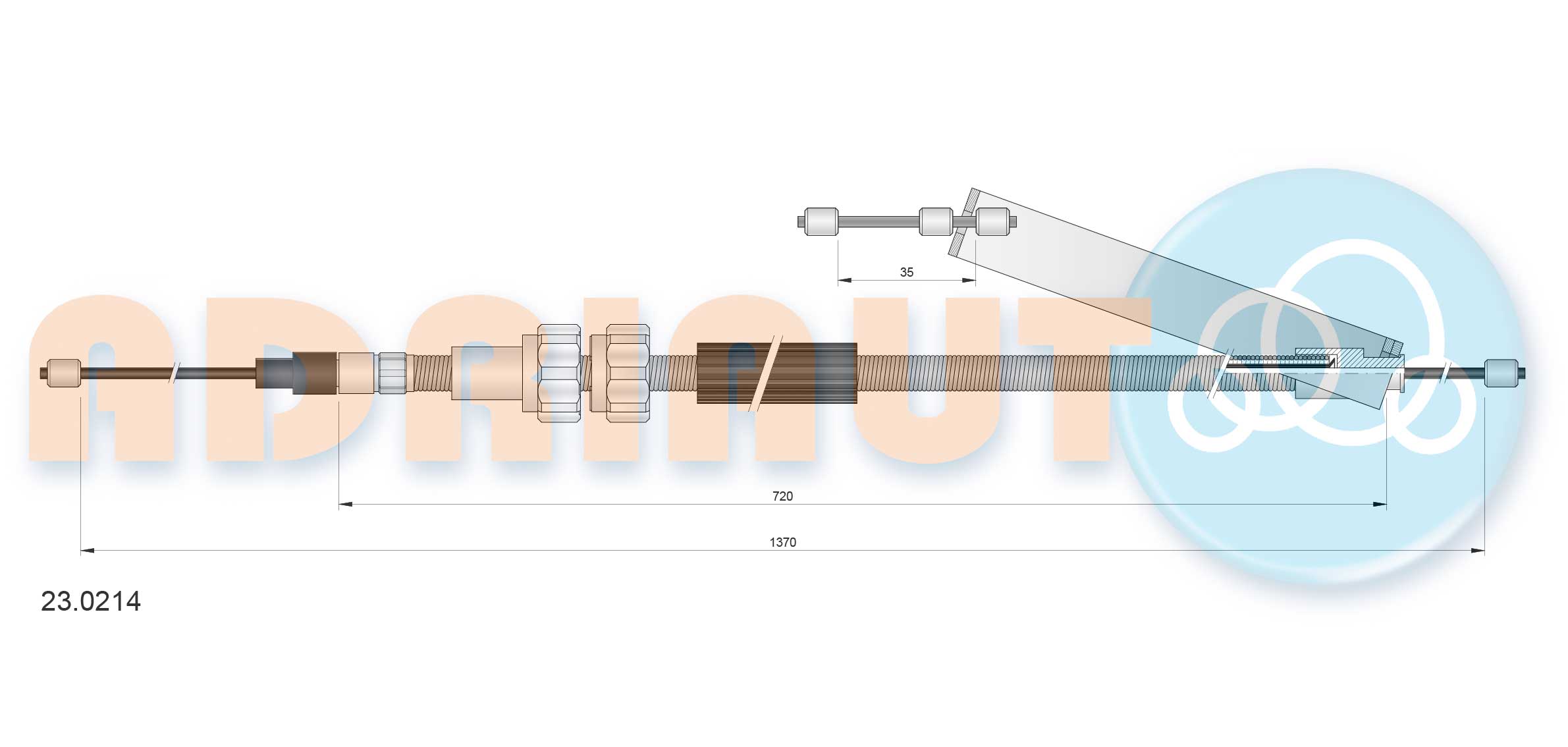 Adriauto Handremkabel 23.0214
