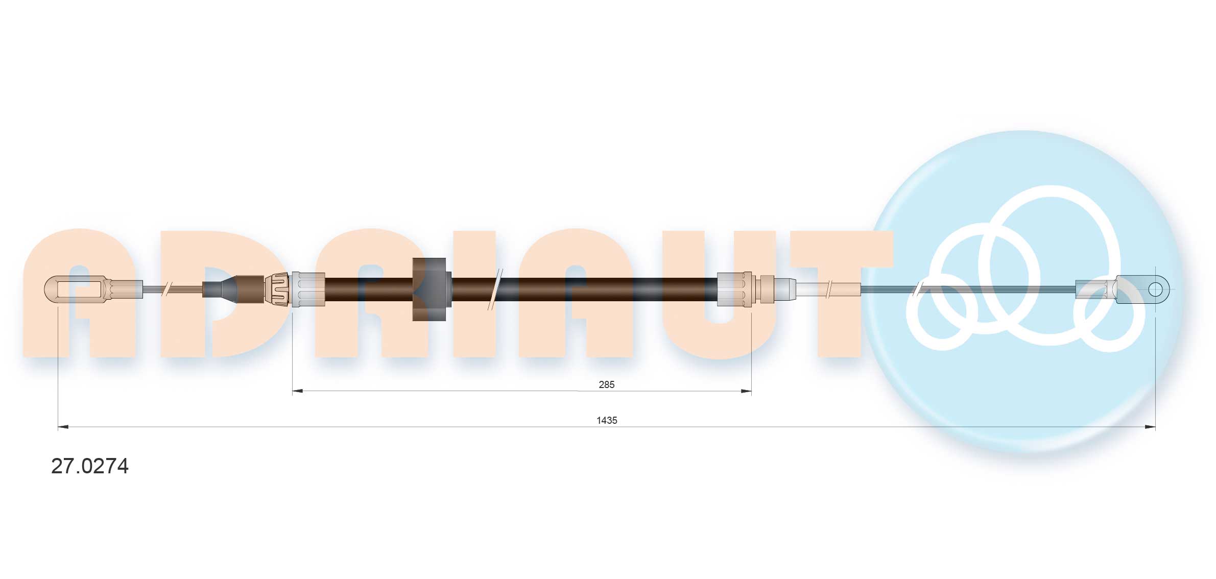 Adriauto Handremkabel 27.0274