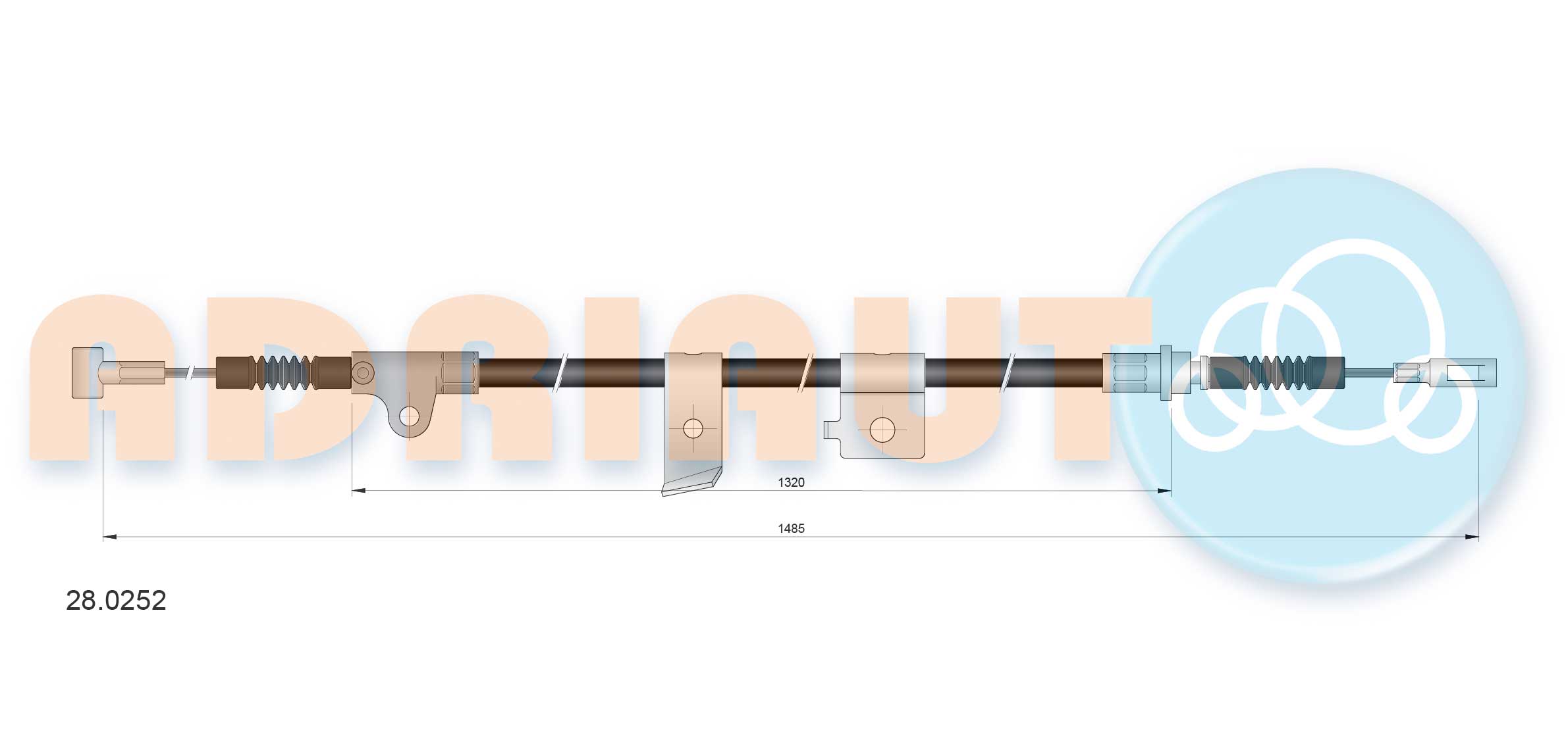 Adriauto Handremkabel 28.0252