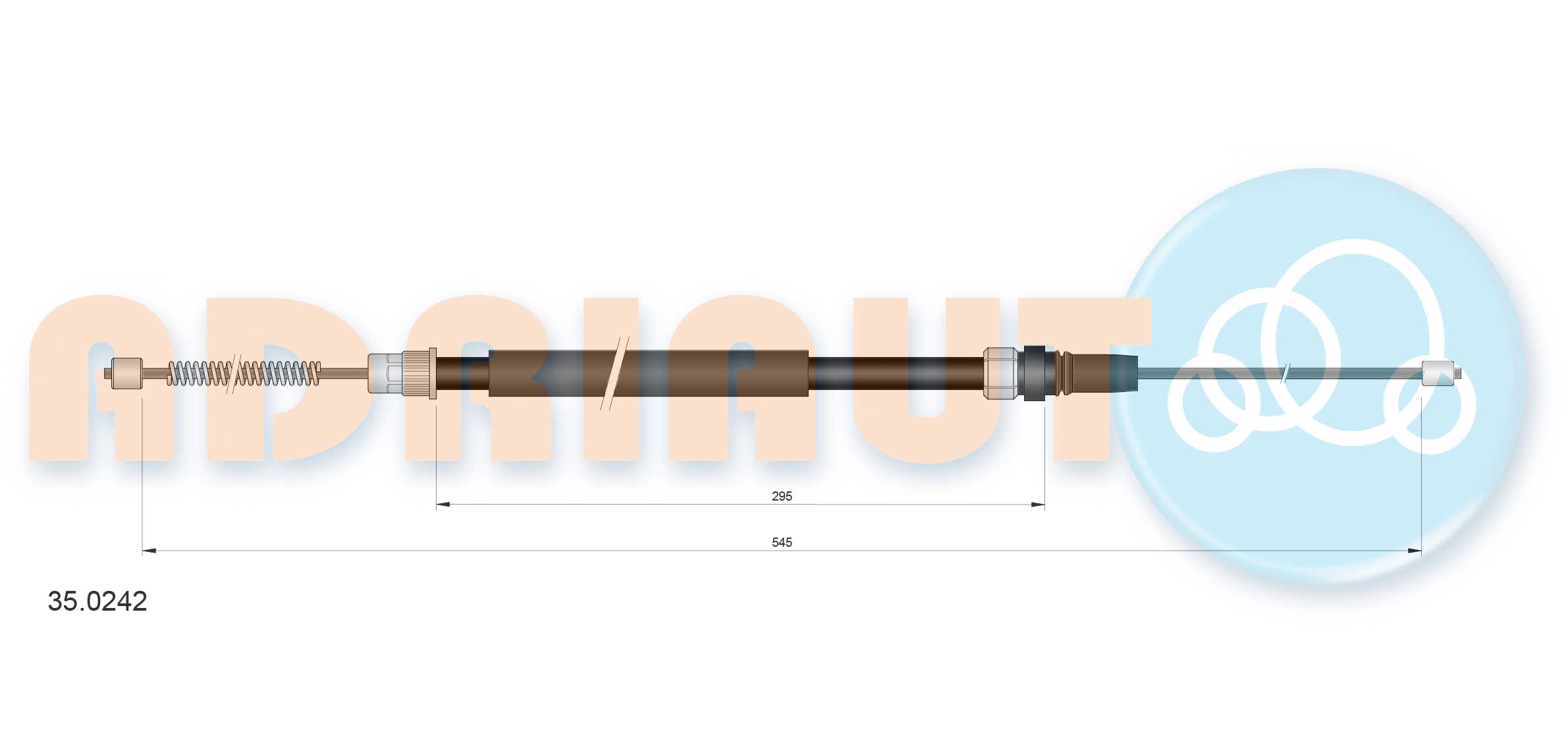 Adriauto Handremkabel 35.0242
