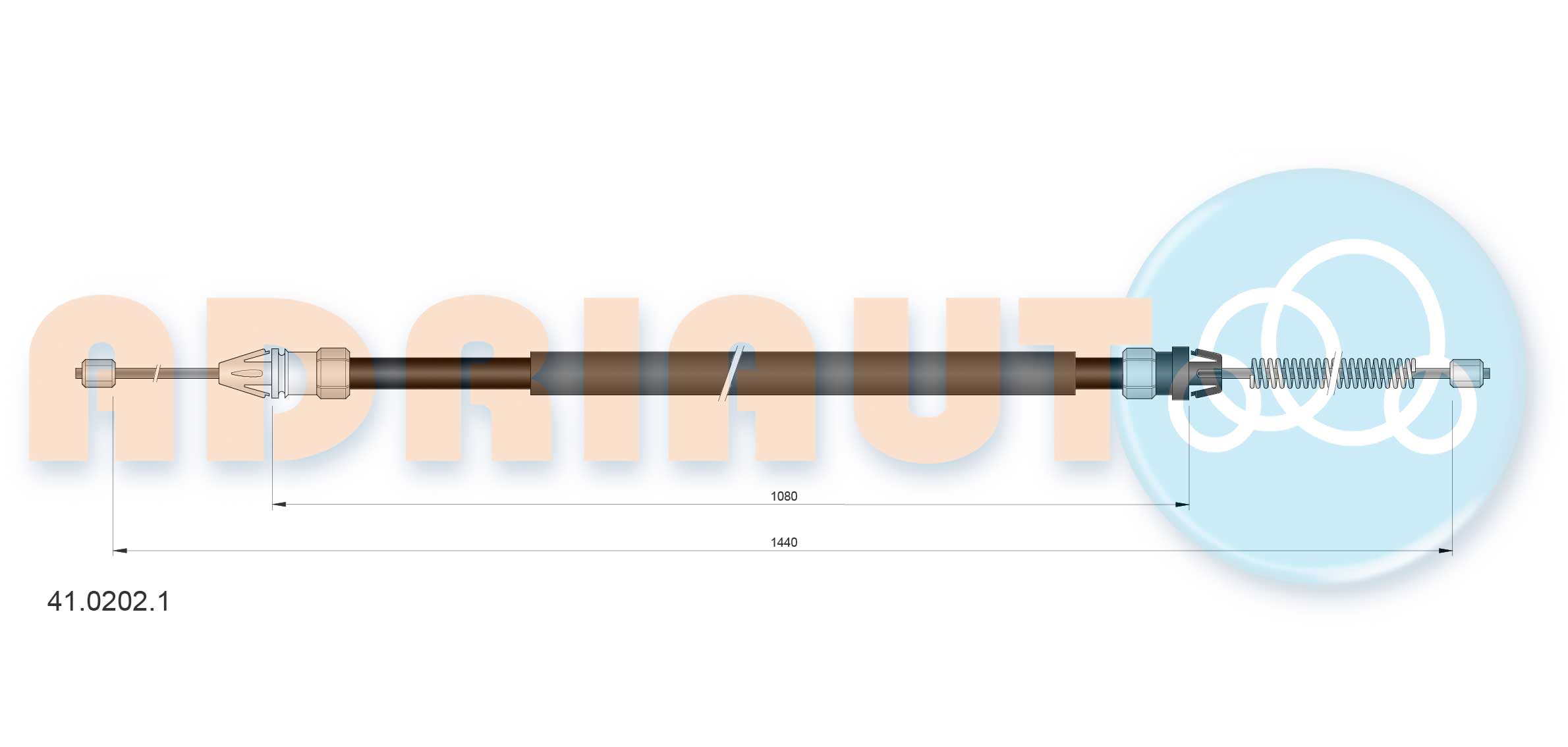 Adriauto Handremkabel 41.0202.1