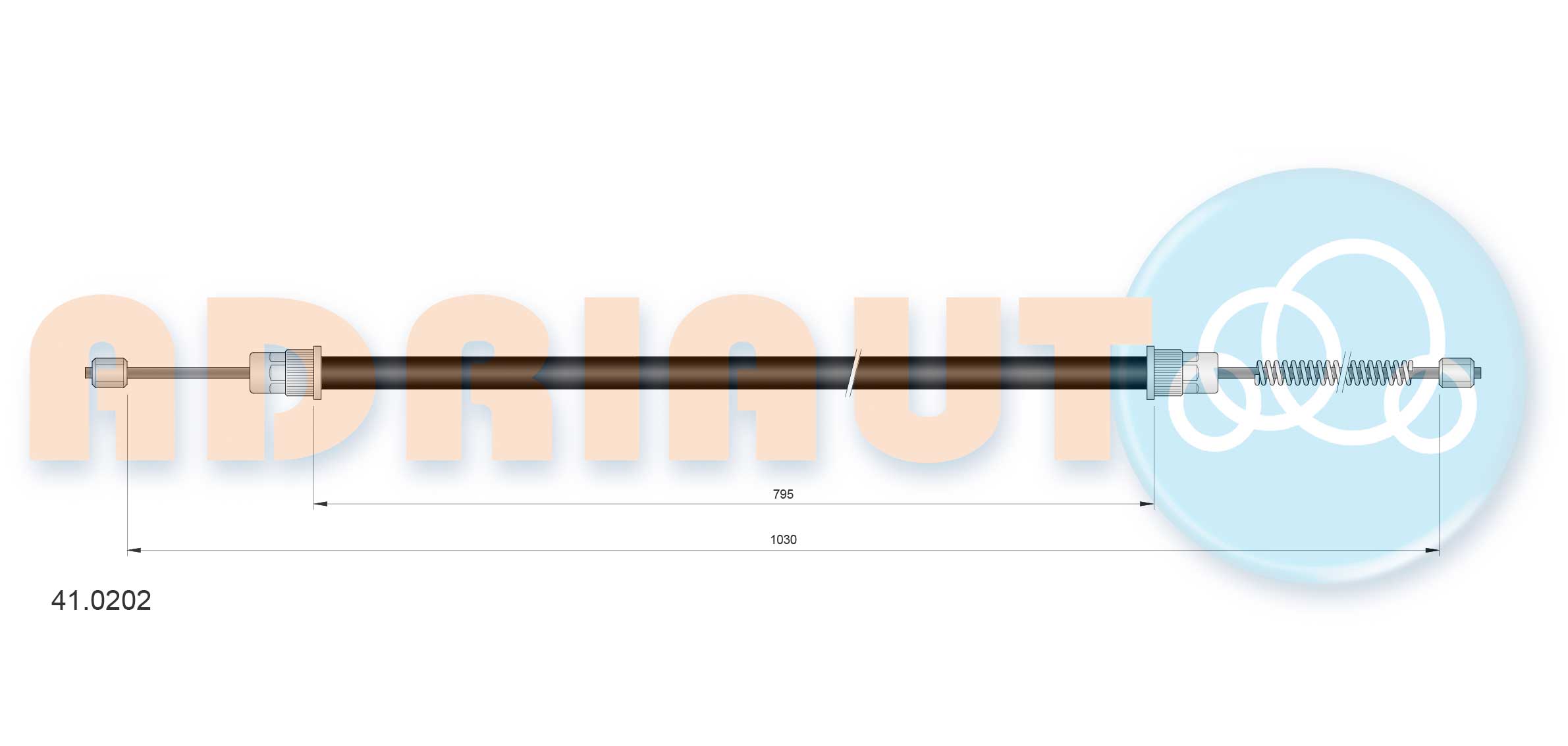 Adriauto Handremkabel 41.0202