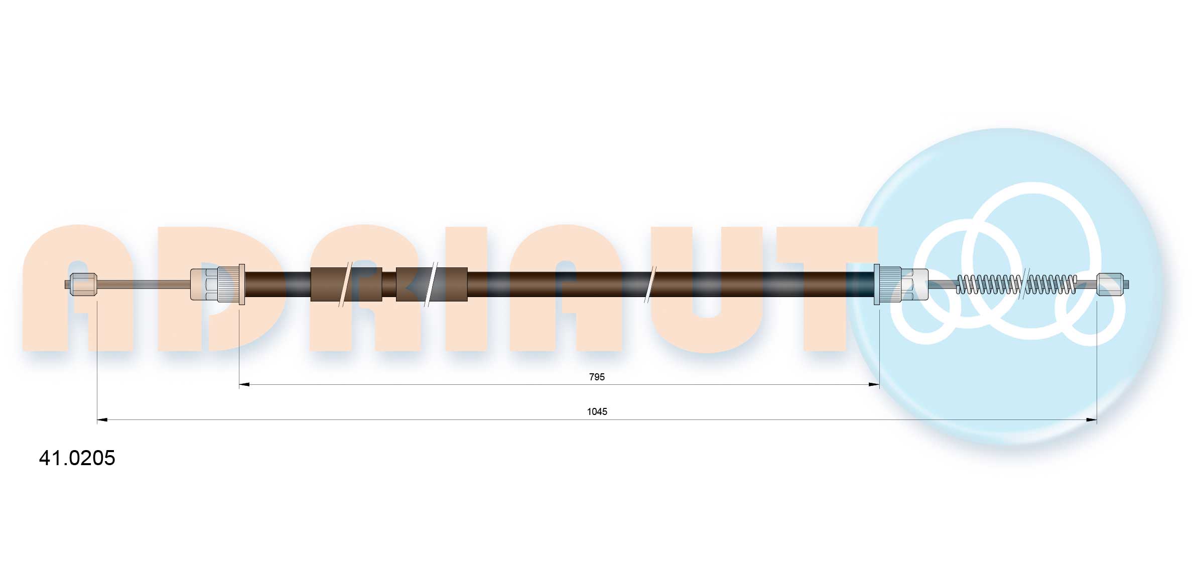 Adriauto Handremkabel 41.0205