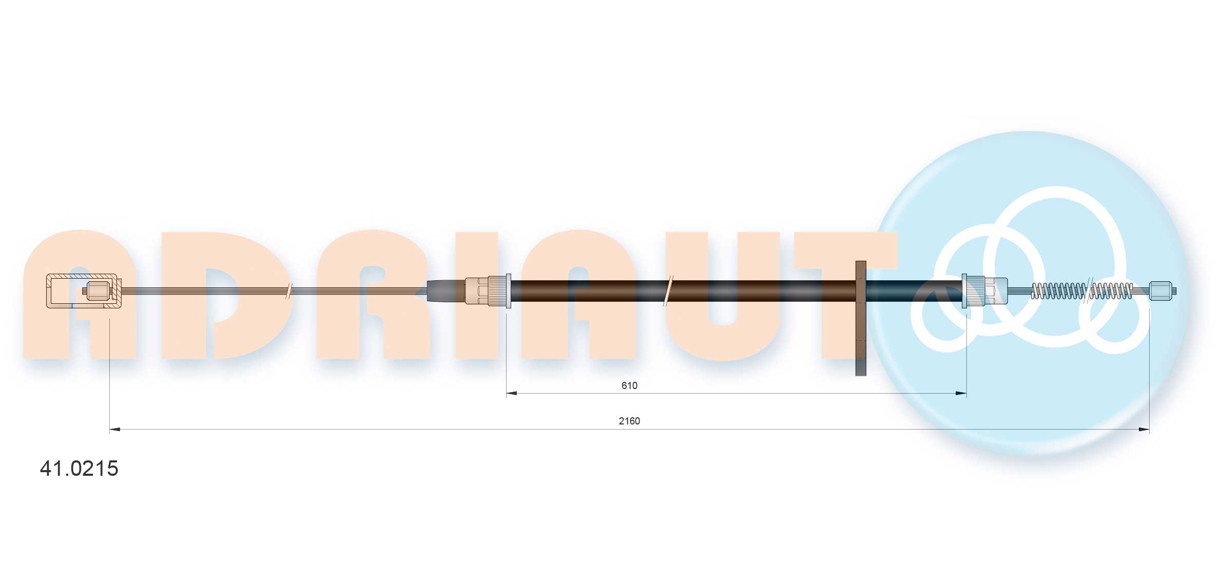 Adriauto Handremkabel 41.0215