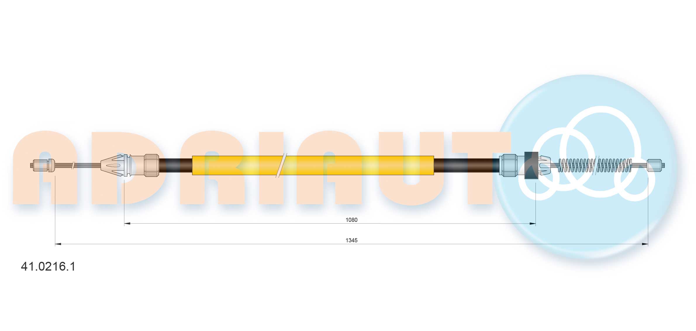 Adriauto Handremkabel 41.0216.1