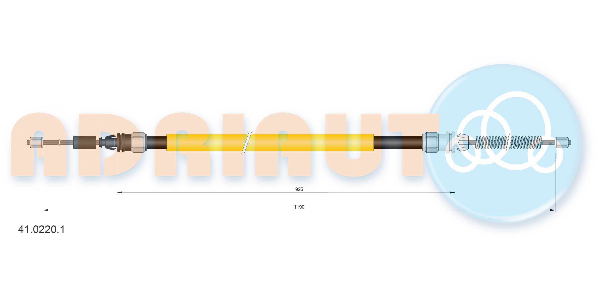 Adriauto Handremkabel 41.0220.1
