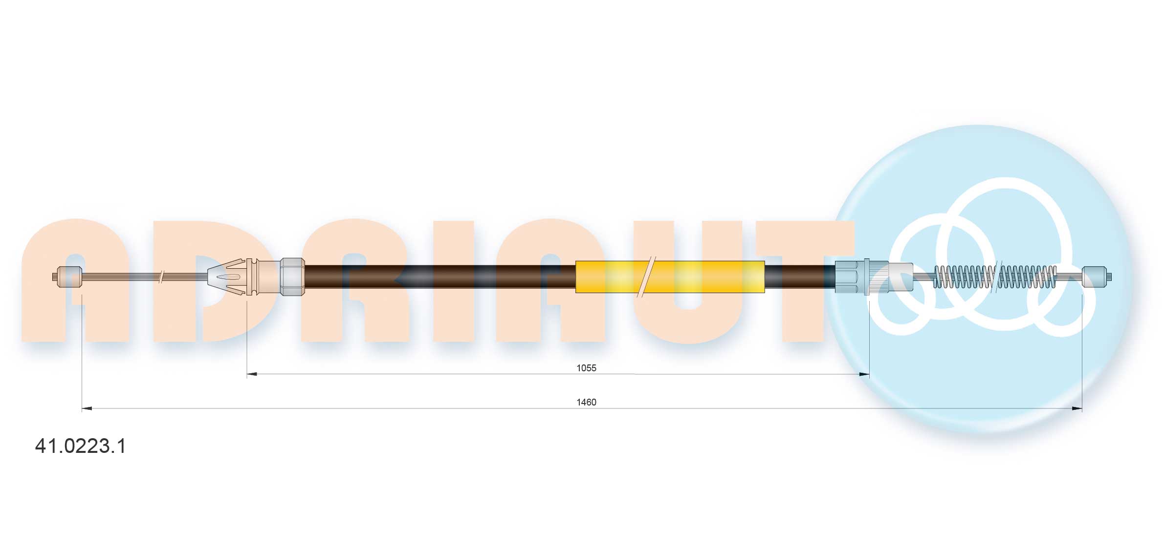 Adriauto Handremkabel 41.0223.1
