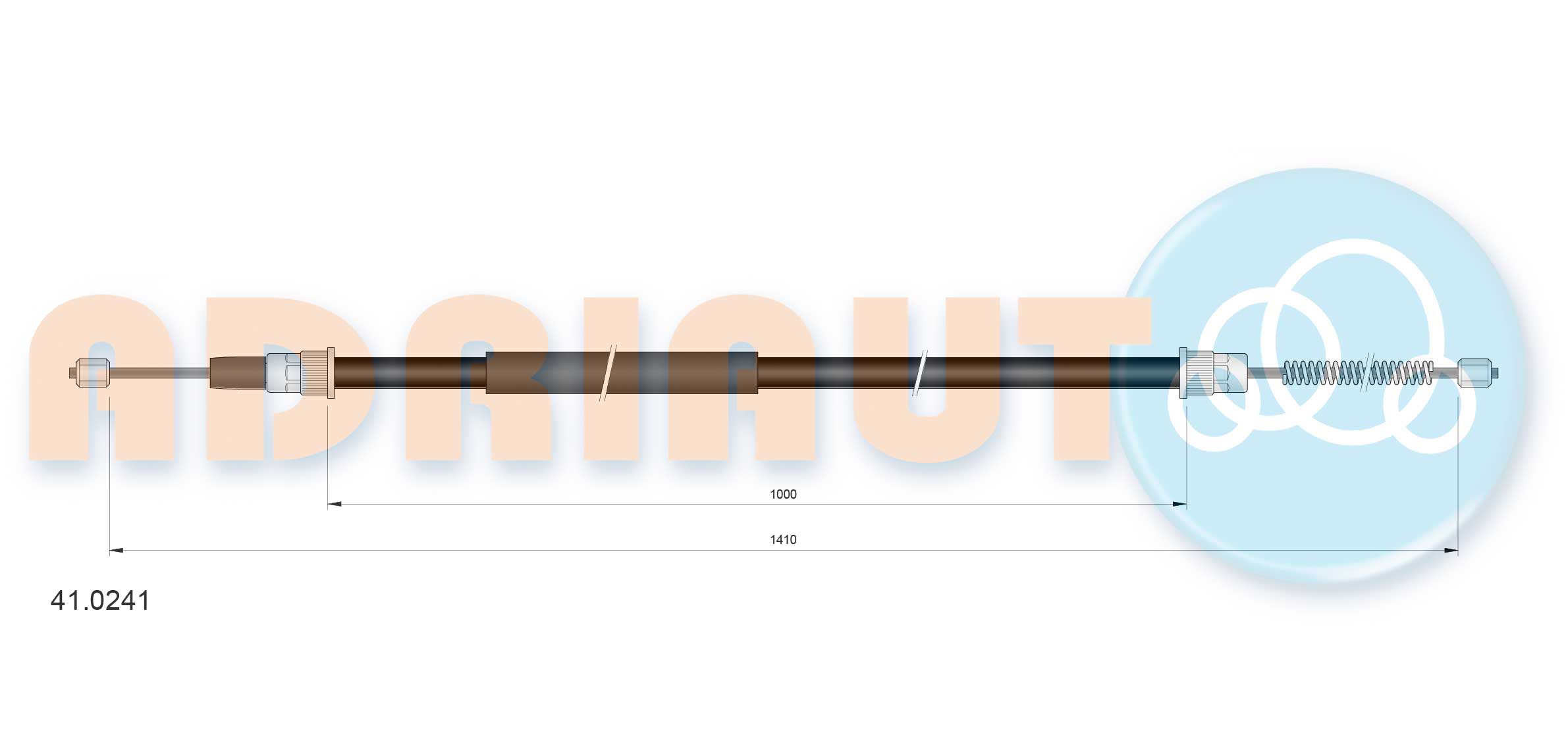 Adriauto Handremkabel 41.0241