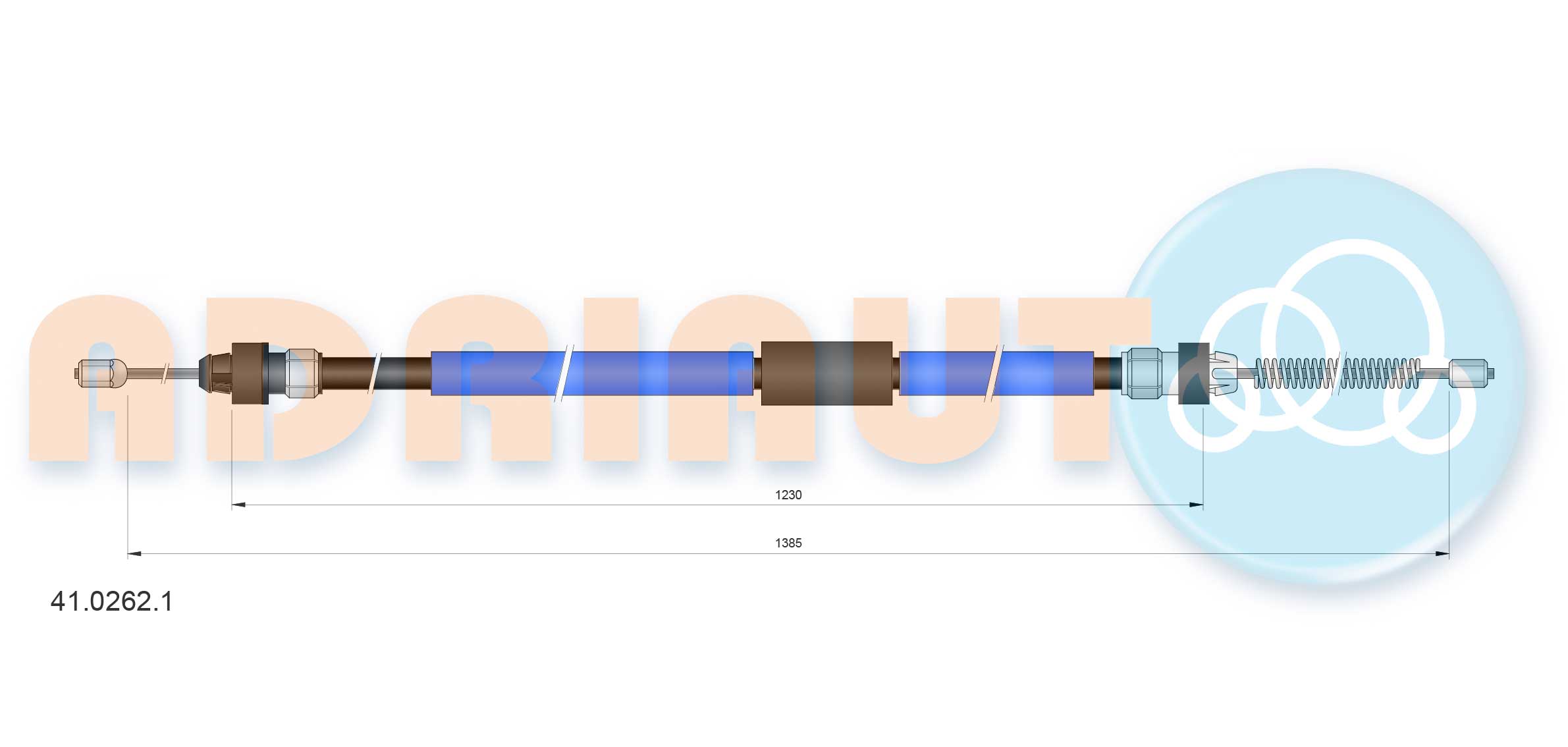 Adriauto Handremkabel 41.0262.1