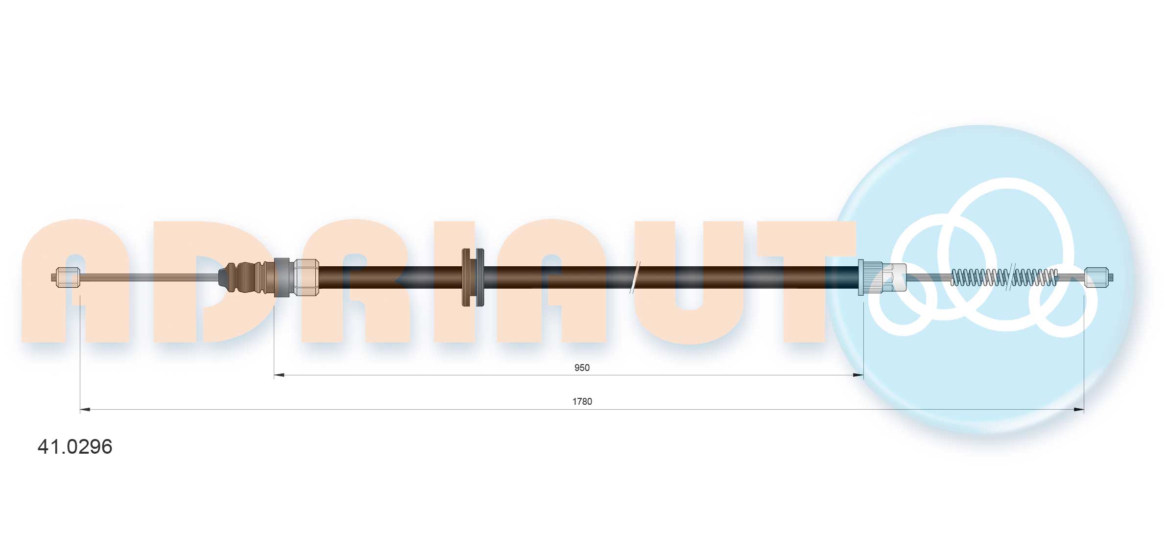 Adriauto Handremkabel 41.0296