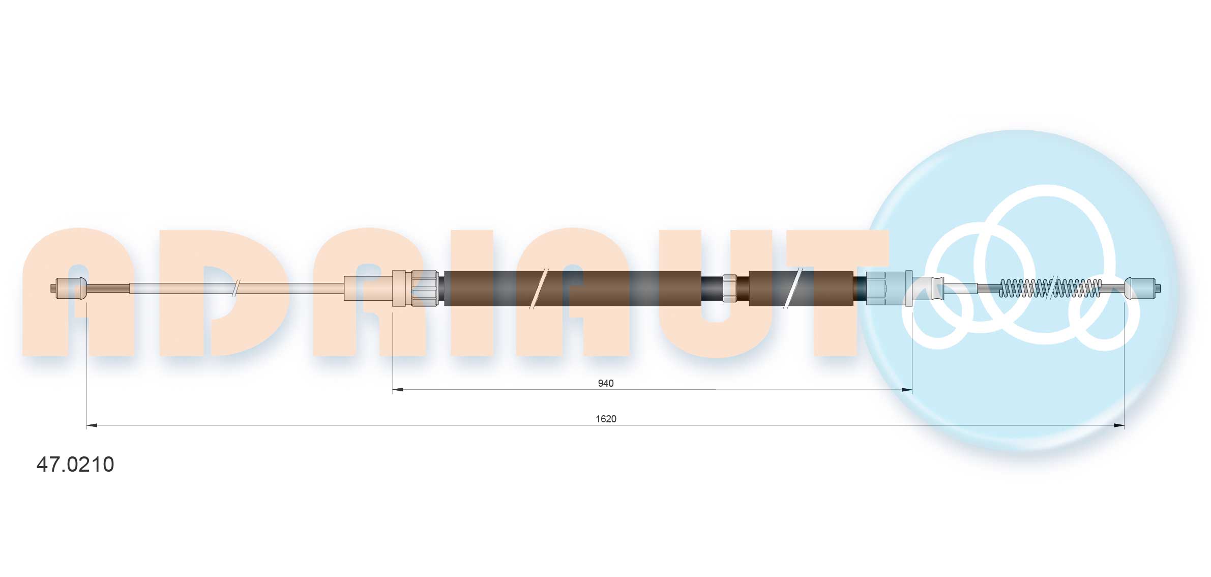 Adriauto Handremkabel 47.0210