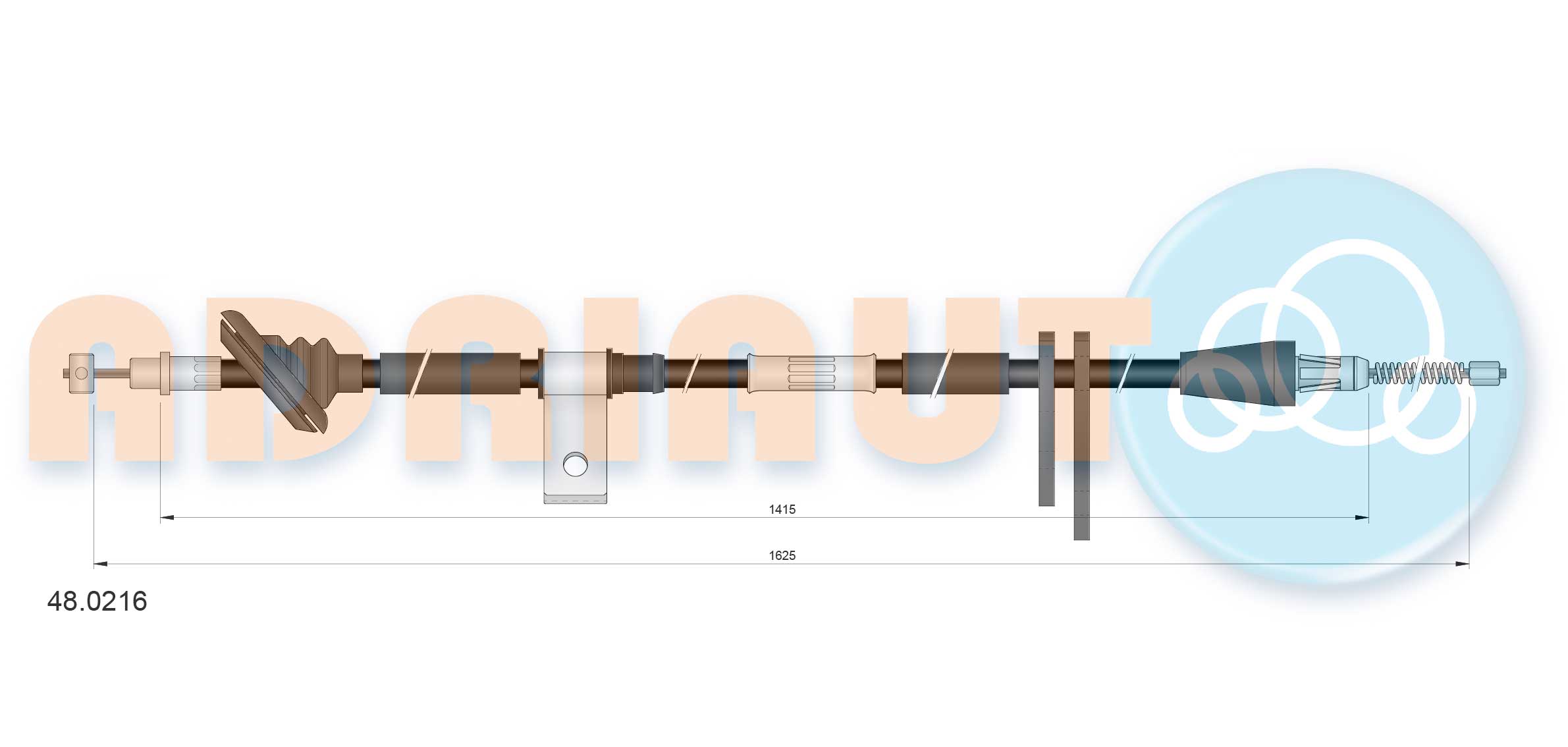 Adriauto Handremkabel 48.0216