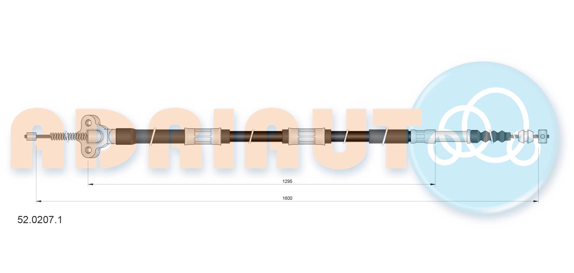 Adriauto Handremkabel 52.0207.1