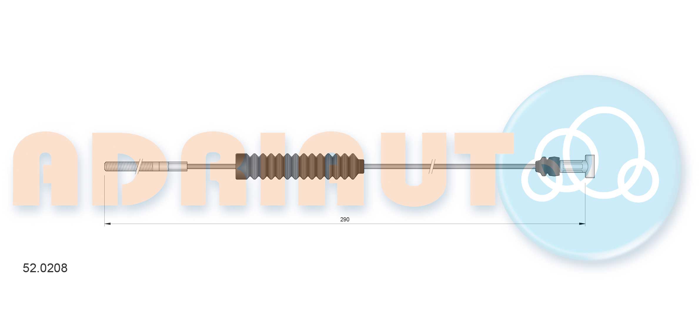 Adriauto Handremkabel 52.0208