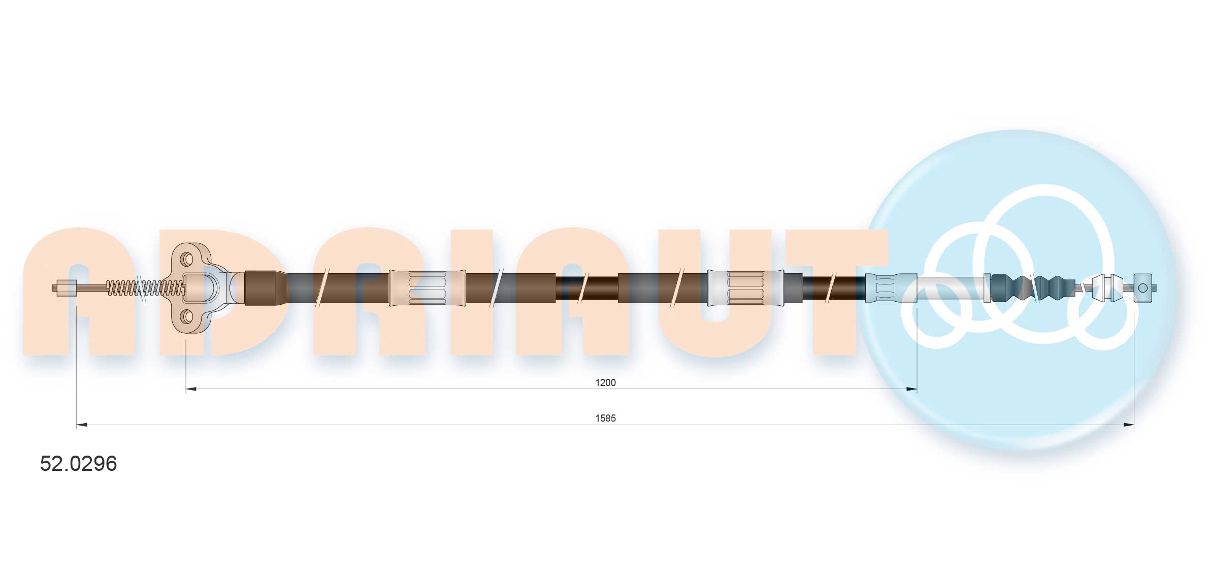 Adriauto Handremkabel 52.0296
